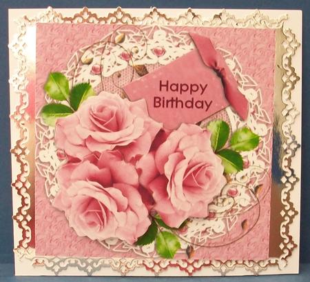 Pink Roses Step by Step by Cheryl French