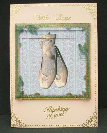 Ballet Shoe Spriral Edge Stacker by Cheryl French