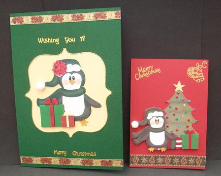 Christmas Penguins by Cheryl French