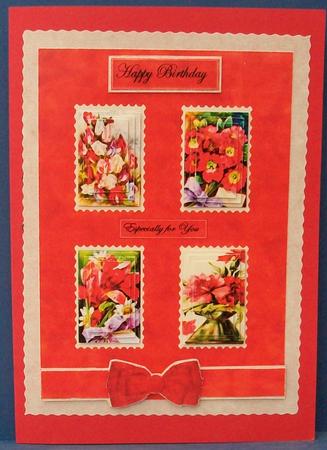 Four Flowers Framed by Cheryl French