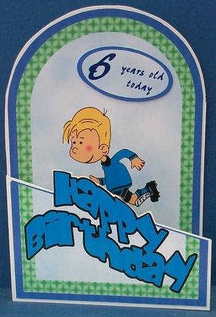 Football Cutaway Card by Cheryl French