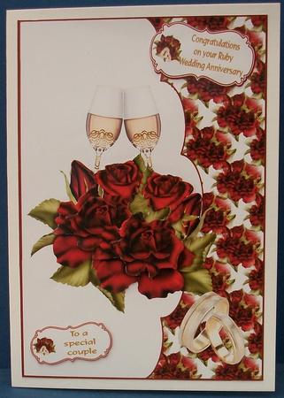 Ruby Wedding Wishes by Cheryl French