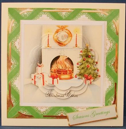 Roaring Fire at Christmas by Cheryl French