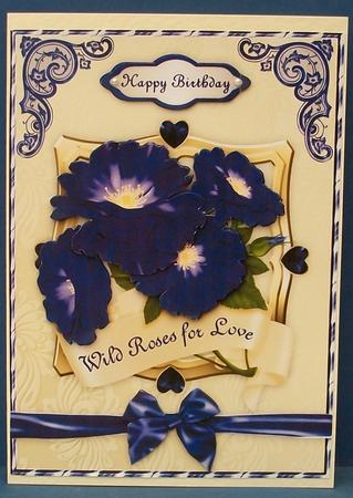Wild Blue Roses by Cheryl French