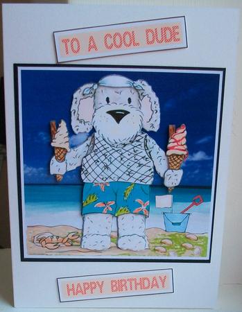 Beach Dog by Cheryl French