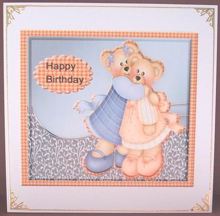 Birthday Girl Bear by Cheryl French