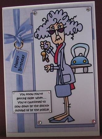 Stella Gets Cautioned Quick Card by Cheryl French