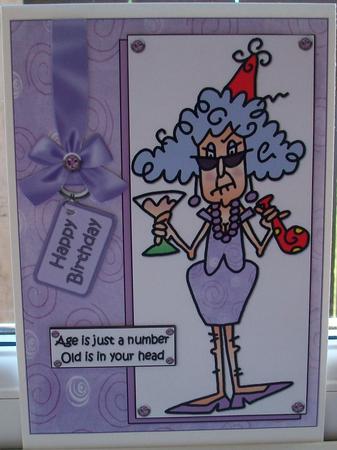 Stella Says Old is in Your Head Quick Card by Cheryl French