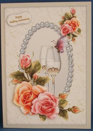 Anniversary Pearls and Petals by Cheryl French