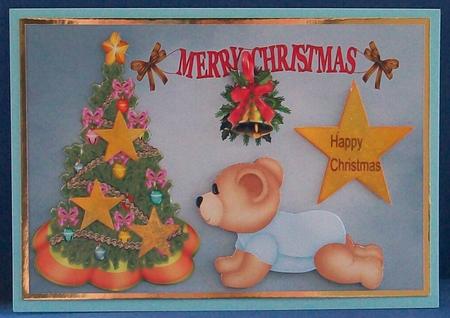 Baby Boy First Christmas by Cheryl French