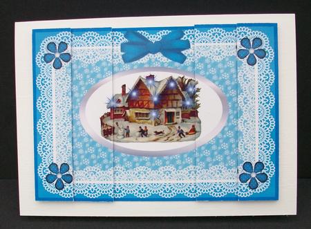 Christmas Sparkle Side Stacker by Cheryl French