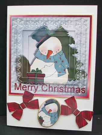 Frosty Snowman - Mini Inverted Tunnel by Cheryl French