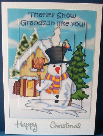 There's Snow Grandson Like You Pyramid by Cheryl French