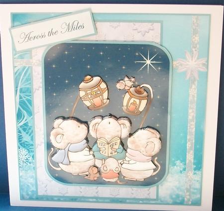 Mice Carols Singers Wish You a Happy Christmas by Cheryl French