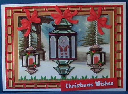 Christmas Lanterns by Cheryl French