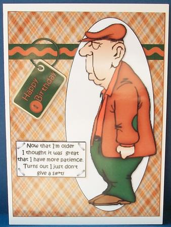 Jack Thought He Had Patience Quick Card by Cheryl French