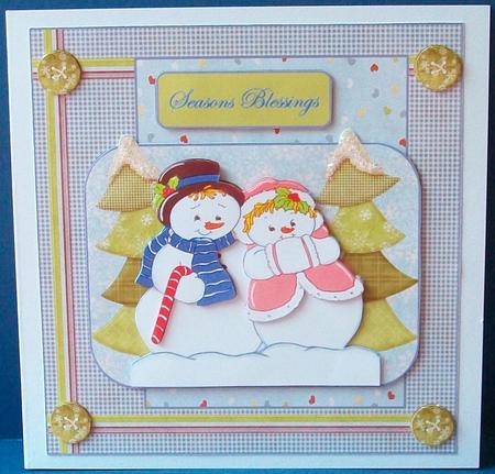 Snow Couple Step by Step by Cheryl French