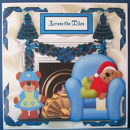Mr & Mrs Ted in Blue Across the Miles by Cheryl French