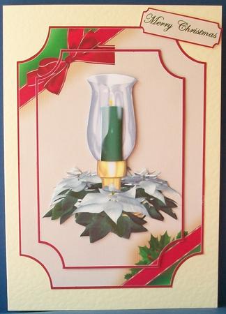 Christmas Candle by Cheryl French