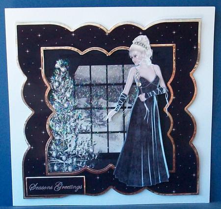 Snow Scene Outside of the Window by Cheryl French