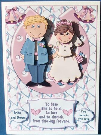 Horseshoe Weding Cute by Cheryl French