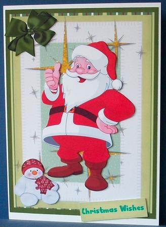 Santa and Teddy by Cheryl French