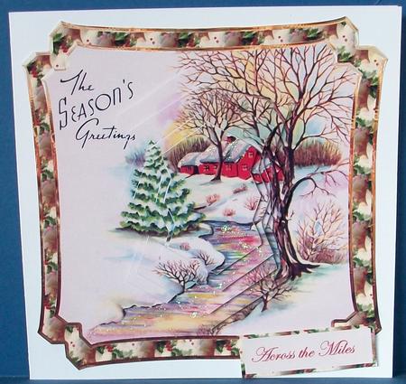 Christmas Frozen Stream by Cheryl French