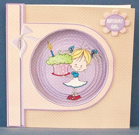 Cupcake Birthday 4x4 Aperture Card by Cheryl French