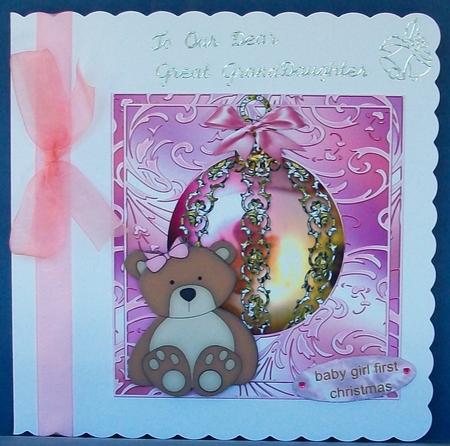 Baby Girl First Christmas by Cheryl French