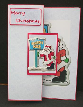At the North Pole (fold Back Card) by Cheryl French
