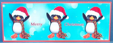 Xmas Penguin Trio by Cheryl French
