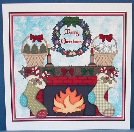 Cosy Christmas Fireside by Cheryl French
