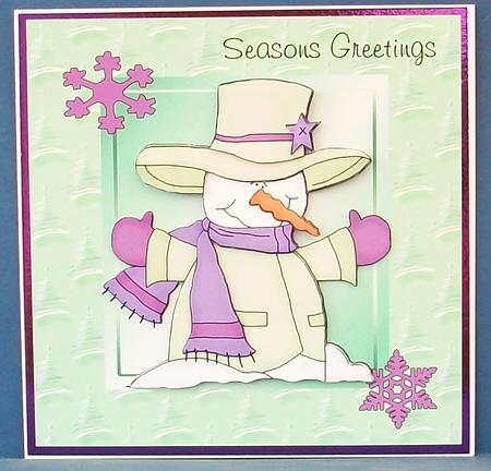 Funky Christmas Snowman by Cheryl French