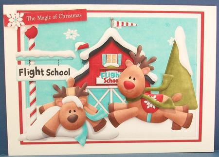 Reindeer Flight School by Cheryl French