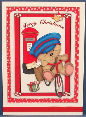 Last Post for Christmas Teddy by Cheryl French