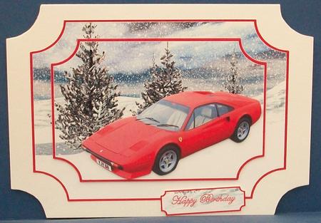Dads Winter Ride by Cheryl French