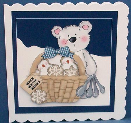 Mrs Polar Bear Does a Spot of Christmas Baking by Cheryl French