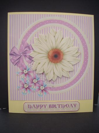 Yellow Flower in Decorated Frame by Cheryl French