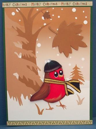 Christmas Robin in a Winter Wonderlan Featured Gallery Photo