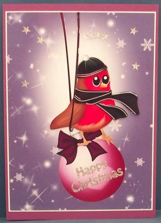 Robin on Bauble by Cheryl French
