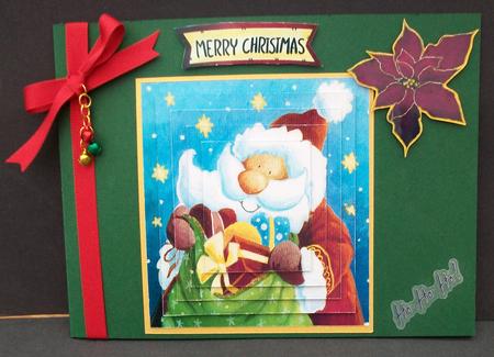 Jolly Santa Pyramid by Cheryl French