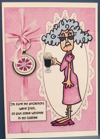 Stella's Ancestors Were Irish Quick Card by Cheryl French