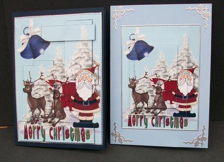Intertwined Pyramid and Pyramid 2 Card Sheet Have a Very Mer by Cheryl French