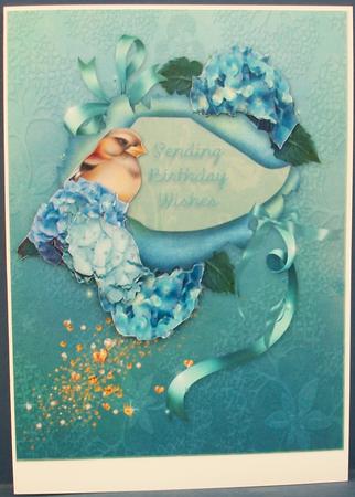 Blue Hydrangeas by Cheryl French