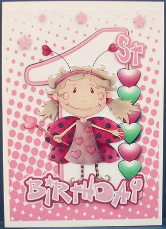 1st Birthday Pink Fairy Step by Step by Cheryl French