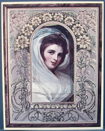 Vintage Lady Framed by Cheryl French
