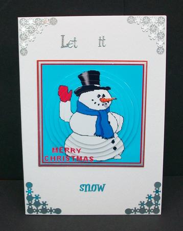 Merry Snowman by Cheryl French