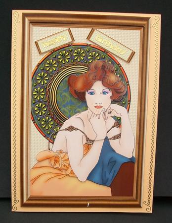 Art Nouveau Girl 2 by Cheryl French