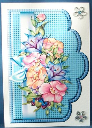 Scallop Bright Bleu Beauty by Cheryl French