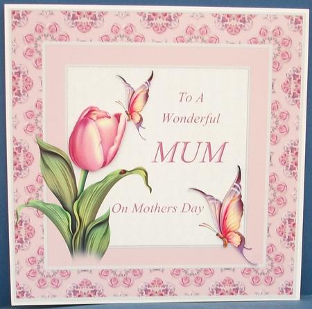 Tulips Butterflies for Mothers Day by Cheryl French